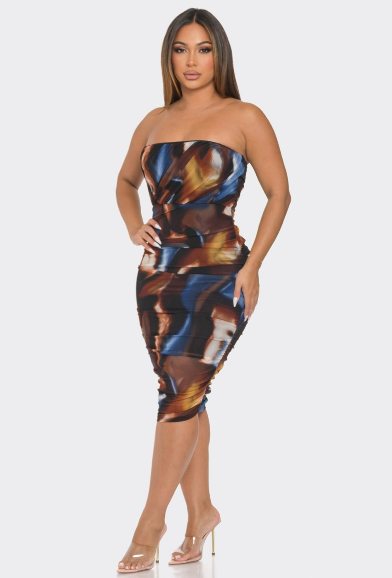 Natalie Strapless Dress